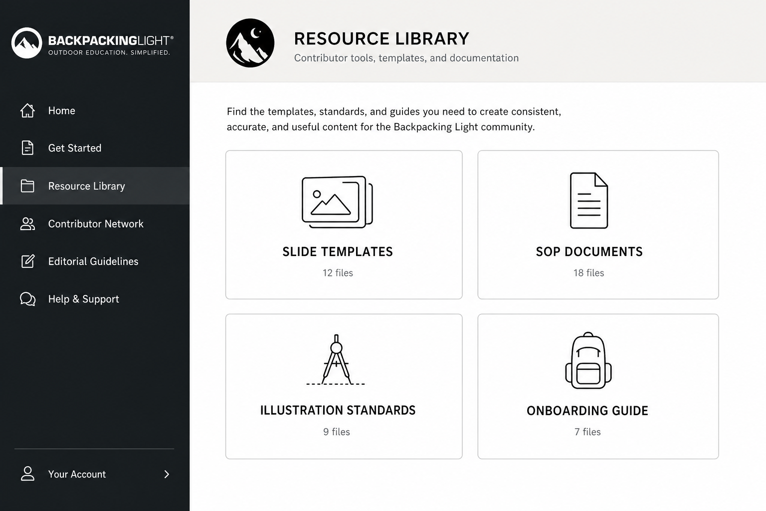 Backpacking Light help and resources tool walkthrough