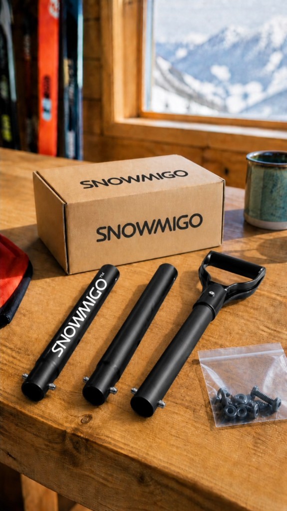 Branded packaging and kit in a mountain cabin setting