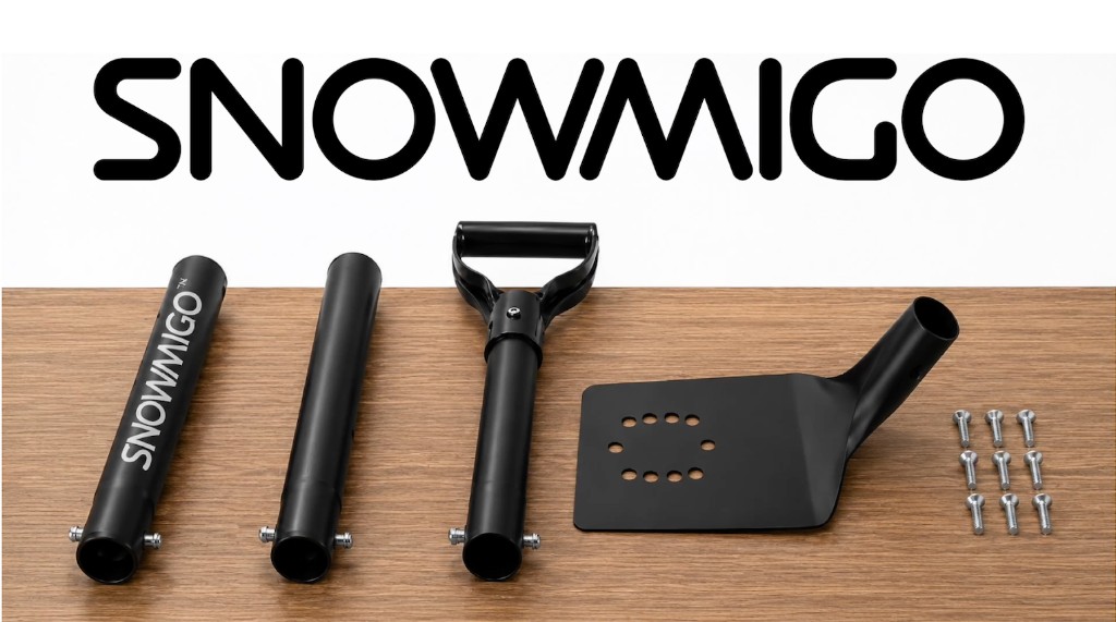 Knolled poles, shovel head, and hardware